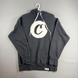 Cookies Mens Black Pullover Hoodie Big C Logo Graphic Streetwear Sweatshirt